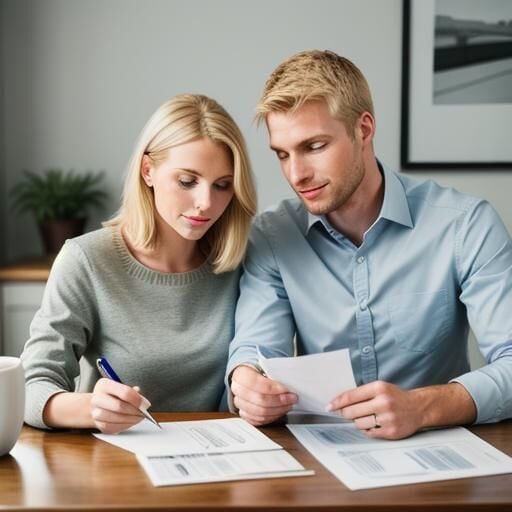 Tax Planning for Married Couples | Ascent Tax Advisers Married couple reviewing financial and tax documents together during a personalized tax planning consultation with Ascent Tax Advisers